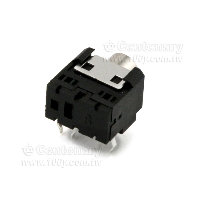 PHONE JACK Axial Line Socket (Lead Free) - 4803 Product Image