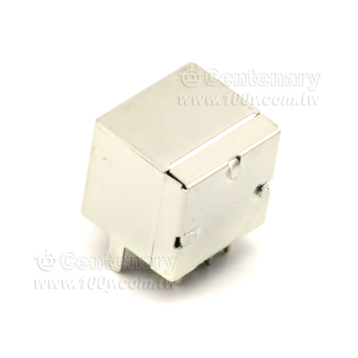 Mini DIN 8P 母固定座90° - 129829 產品圖片