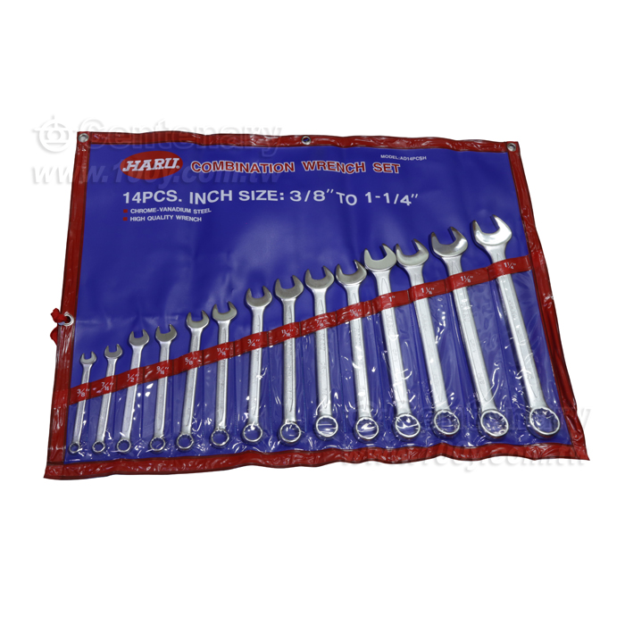 梅開板手/14PCS/英制 - 11661 產品圖片