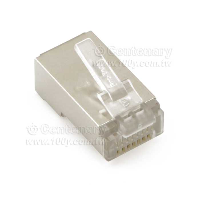 RJ45  STP PLUG 鐵殼 Cat.5e - 14353 產品圖片