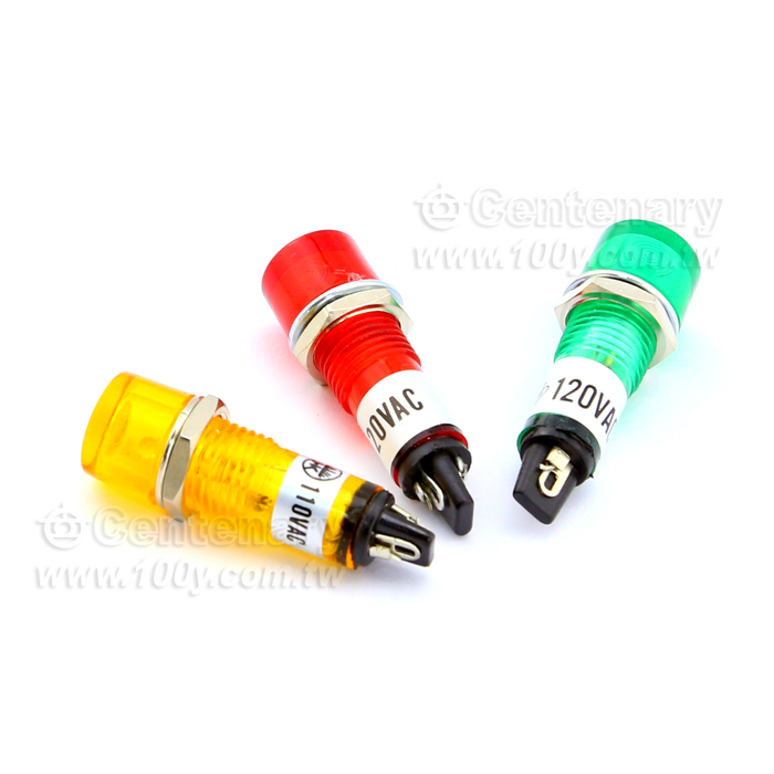 紅色指示燈-220V Φ10mm - 7623 產品圖片