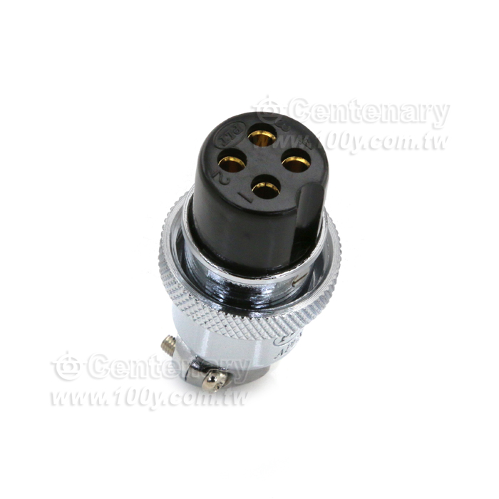 2P母插頭 7A/250V ψ19 - 6301 產品圖片