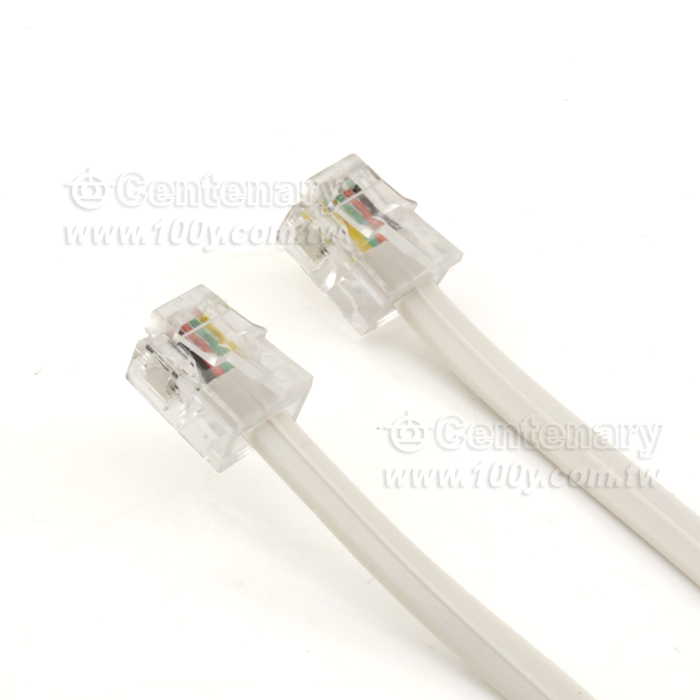 4C Telephon Cord Set 7Ft. P-P - 5896 Product Image