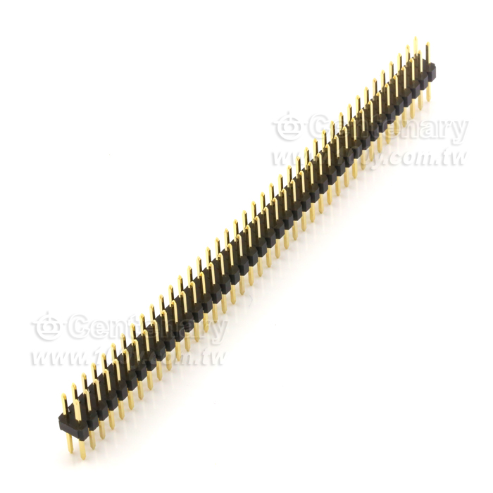 2*40P 2.54mm排針 全長:14.2mm【ROHS】 - 94197 產品圖片