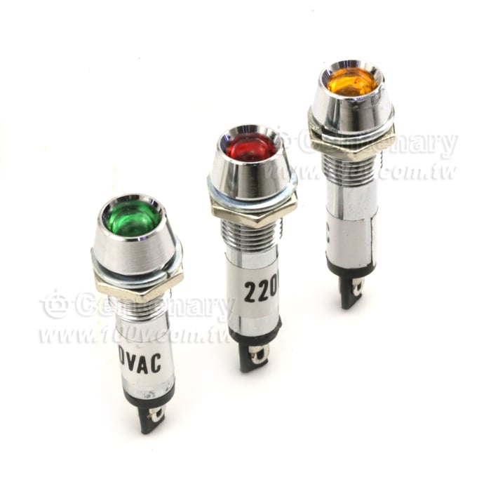 M8 綠色指示燈/110V - 8166 產品圖片