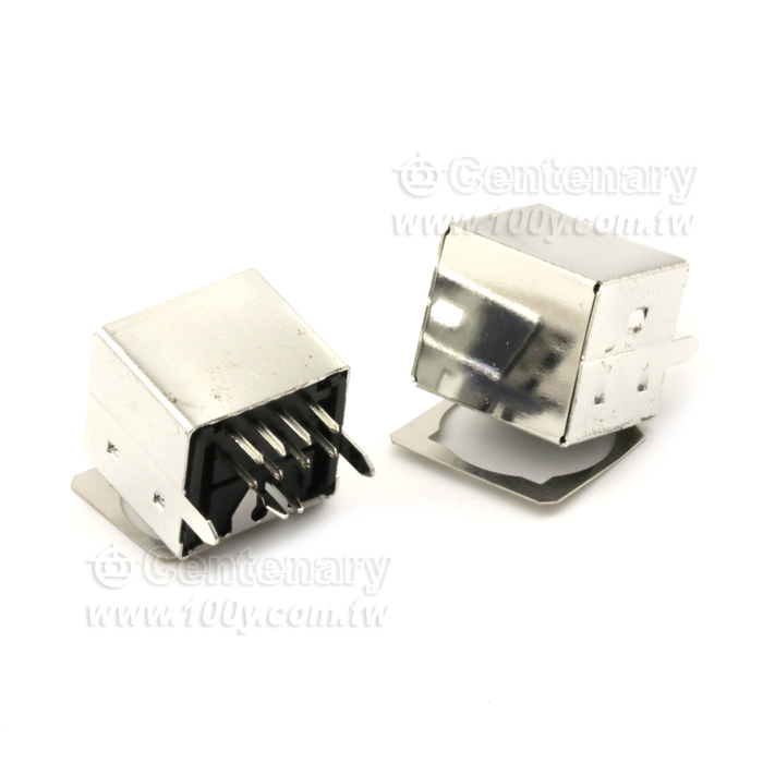 Shielded Double mini-DIN  PCB Mount Socket - 10271 Product Image