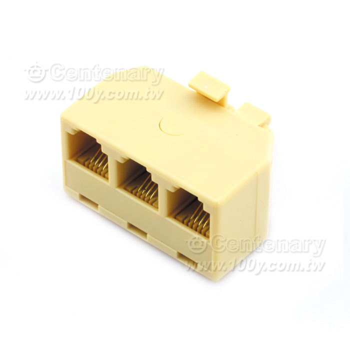 Telephone Adaptor 1M-3F 6P4C - 5255 Product Image