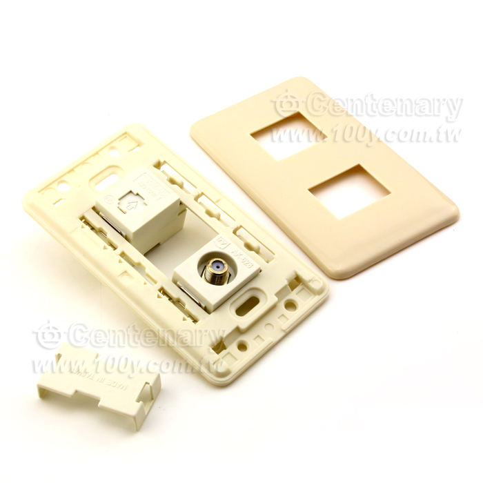 TV Cable + Telephone Outlets - 7651 Product Image