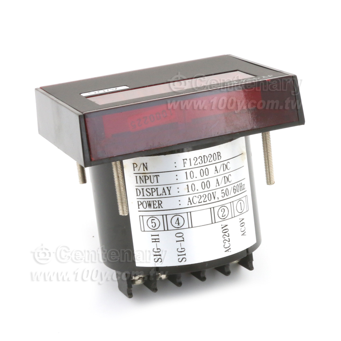 3位半直流電流數字錶頭DC10.00A(AC220V) - 85402 產品圖片