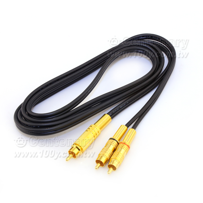 1-2 RCA Gold-Plated Cable - 8793 Product Image