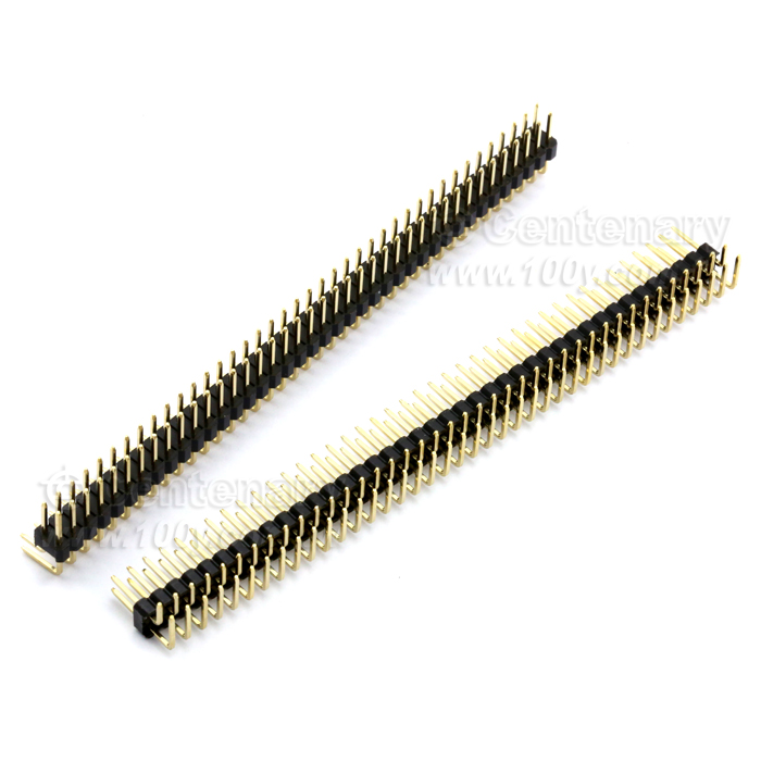 2.54mm Double Row Straight  Pin Headers - 7779 Product Image