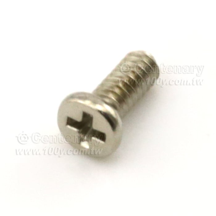 平頭機械牙螺絲⊕字 M1.4*4 - 93804 產品圖片