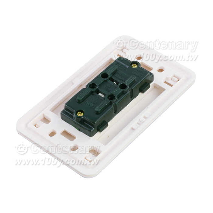 2P*2 Standard Socket Outlet With Cover - 8370 Product Image