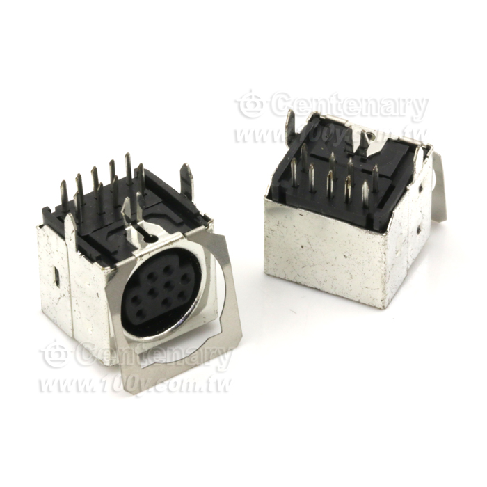 Mini-DIN 母座9P【無鉛】 - 12659 產品圖片