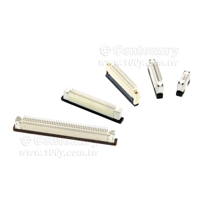 ZIF FPC P:1mm SMT Top Contact - 135943 Product Image