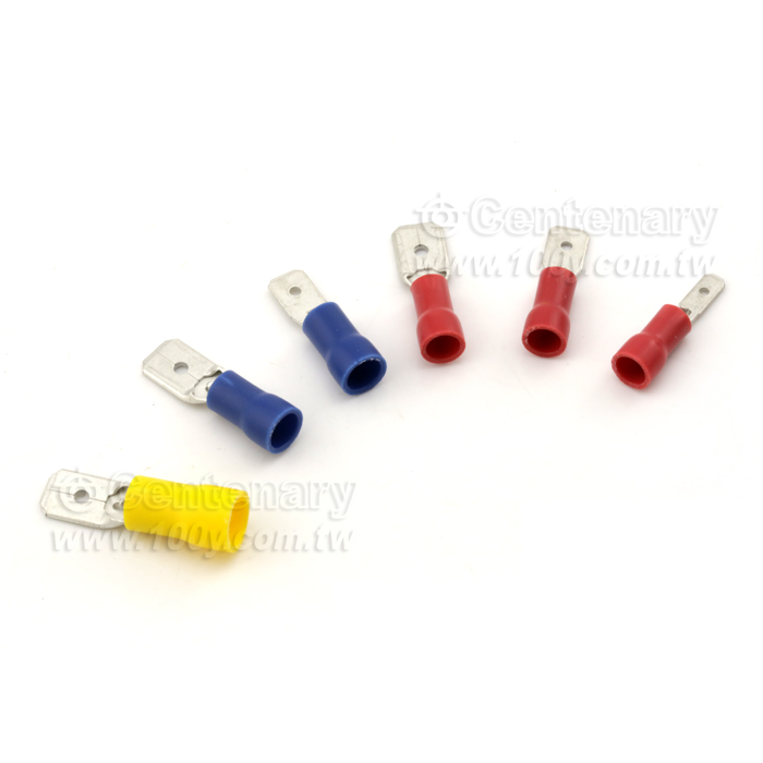 VINYL-INSULATED DOUBLE CRIMP FEMALE DISCONNECTORS - 64028 Product Image