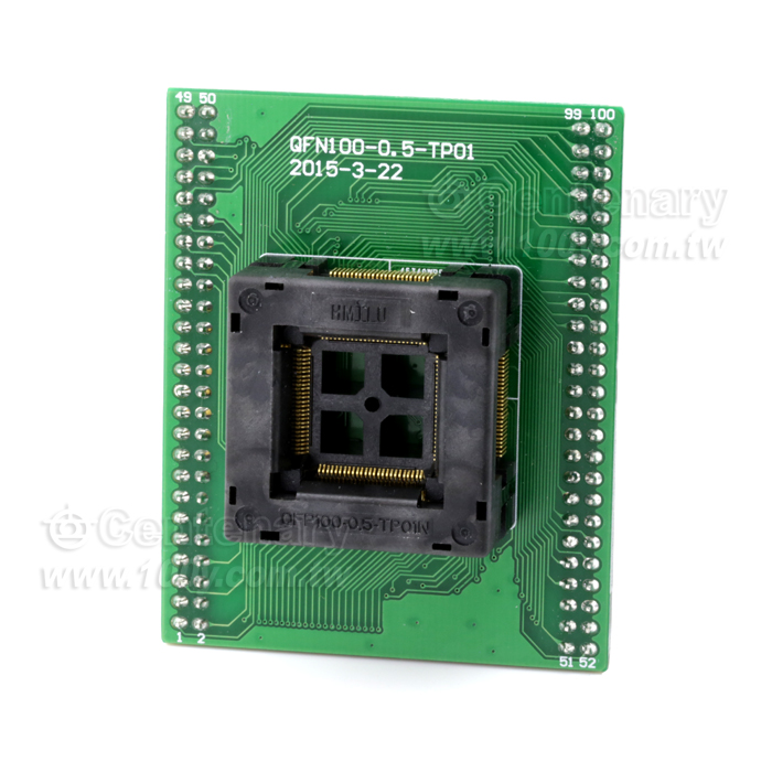 QFP 0.5mm Test Socket OTQ-100-0.5-09 - 119250 Product Image