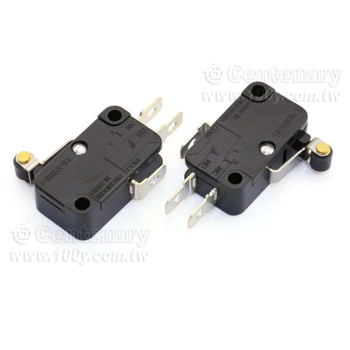 短輪型微動開關 15A/250VAC - 57962 產品圖片