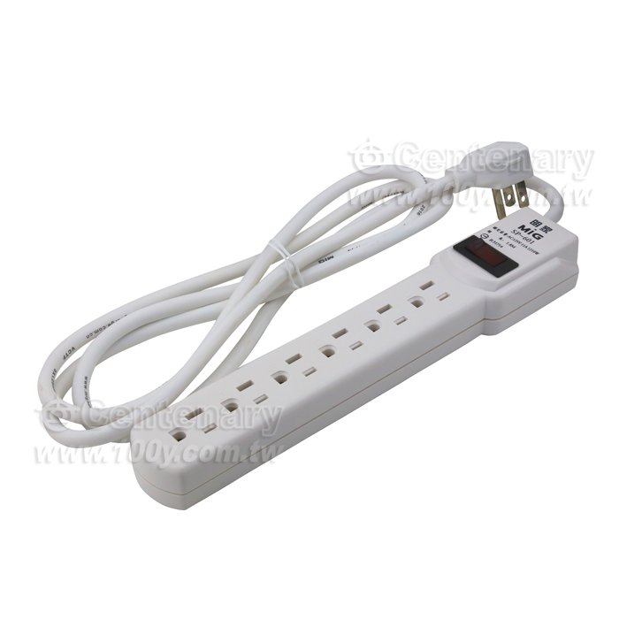 3P*6 AC Power Strips 6Ft. - 14683 Product Image