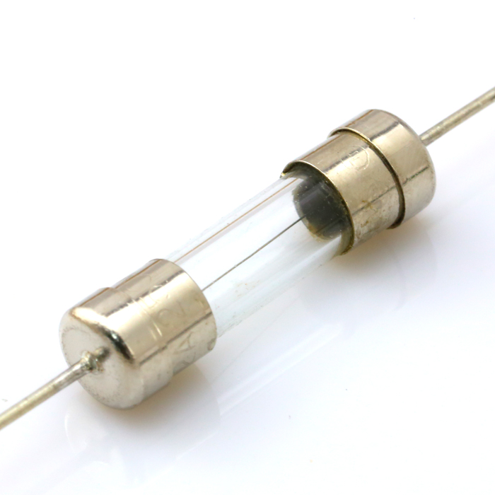 臥式帶引線快溶玻璃管保險絲 0.4A/ 250V - 37650 產品圖片