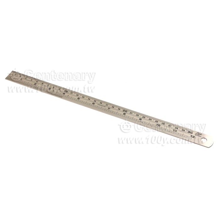 12" 不鏽鋼直尺 - 15235 產品圖片
