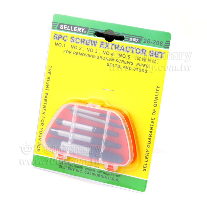 5PC 斷螺絲取出器 - 15255 產品圖片