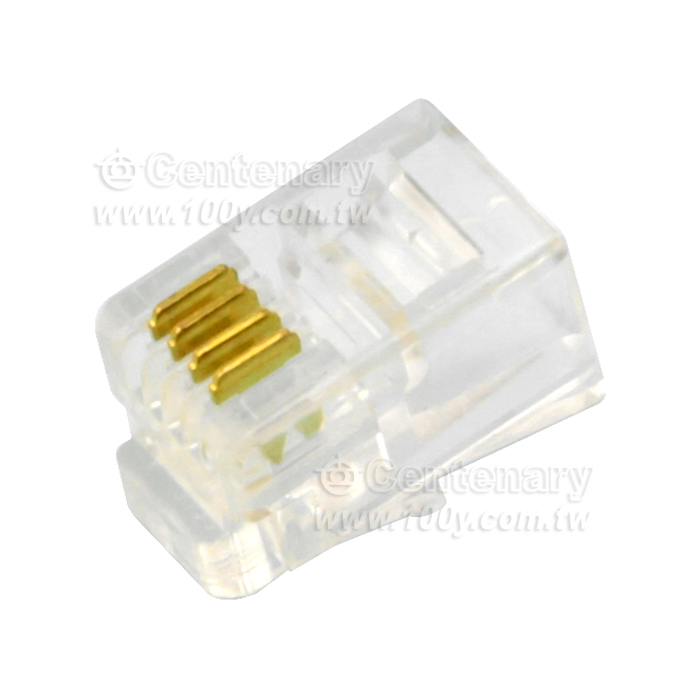 RJ11 電話頭  4P4C - 16642 產品圖片