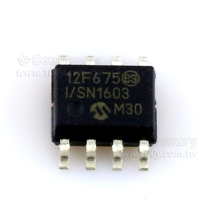 8-Pin FLASH-Based 8-Bit CMOS Microcontrollers - 19166 Product Image