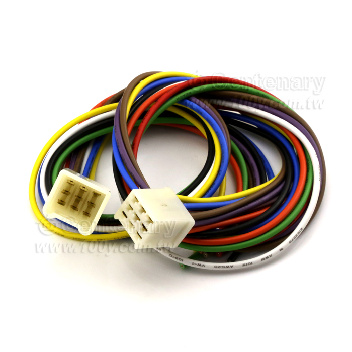 9P汽車排線公,母插 20AWG - 11164 產品圖片