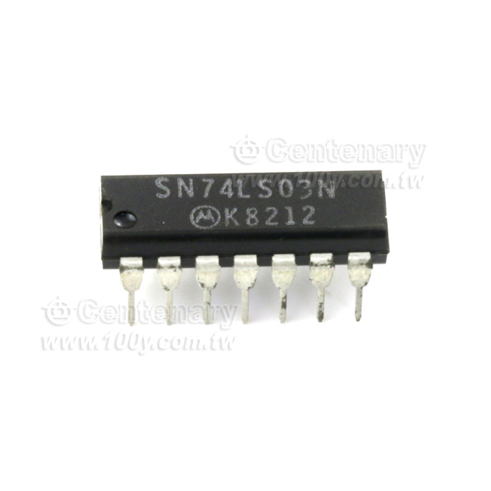Quad 2-input positive-NAND gates with open collector output - 51585 Product Image