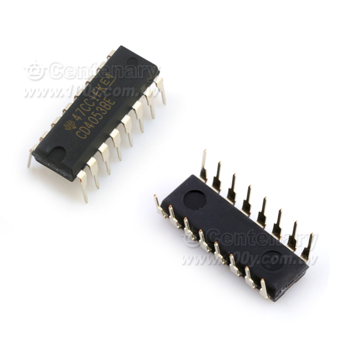 CMOS Triple 2-Channel Analog Multiplexer/Demultiplexer with Logic-Level Conversion - 22545 Product Image