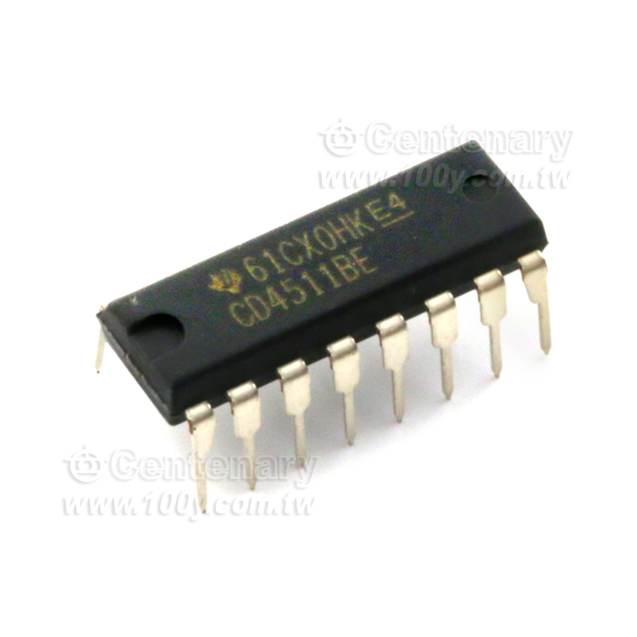 CMOS BCD-to-7-Segment LED Latch Decoder Driver - 22565 Product Image