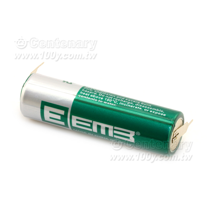 3.0V 1800mAh鋰二氧化錳柱式電池 - 23654 產品圖片