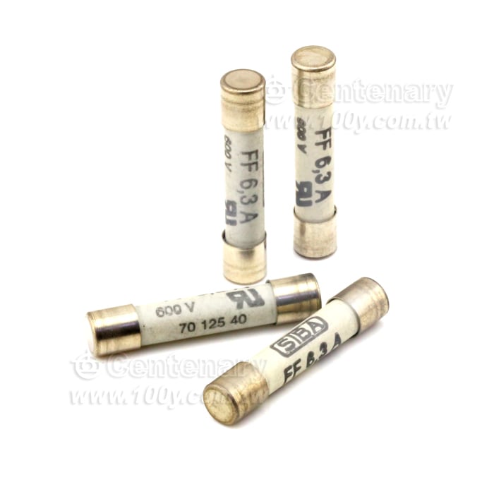 快溶陶瓷保險絲 6.3A/600V - 23979 產品圖片