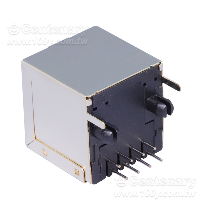 RJ45座 8P8C 180°【ROHS】 - 24568 產品圖片