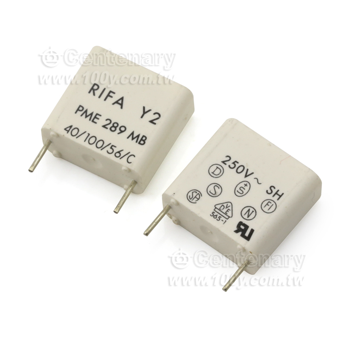 EMI suppressor, Classes X1 & Y2 Capacitor - 28297 Product Image