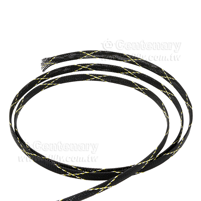 3/8" (11mm)黑擴張網/黑底金銀交叉 - 153950 產品圖片