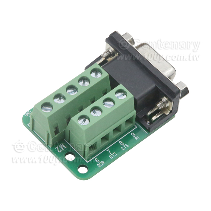 DB9 Female Transfer Terminal Module/ Nut - 104470 Product Image