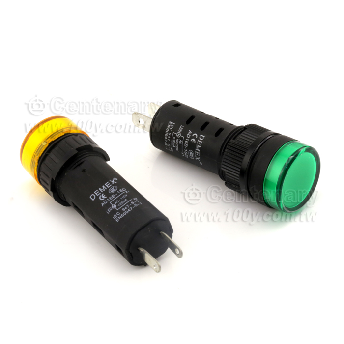 M16 平面LED燈 24V 紅 - 29577 產品圖片
