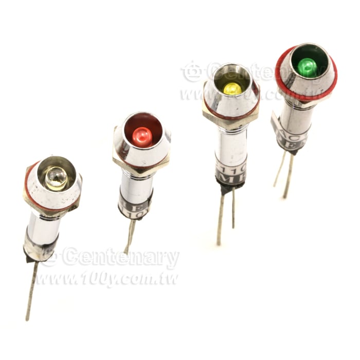 LED燈附電阻M6 110V 紅 - 29538 產品圖片