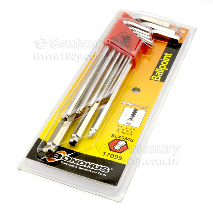 Briteguard Ball End Hex Key Sets-Metric - 40756 Product Image