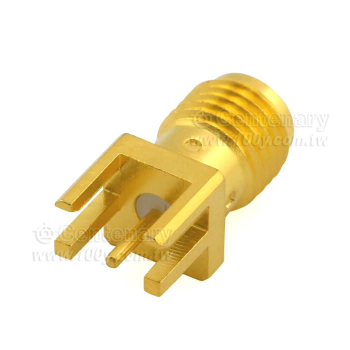SMA(F) JACK PCB MOUNT(ROHS)  18GHz VSWR1.2 - 48950 產品圖片