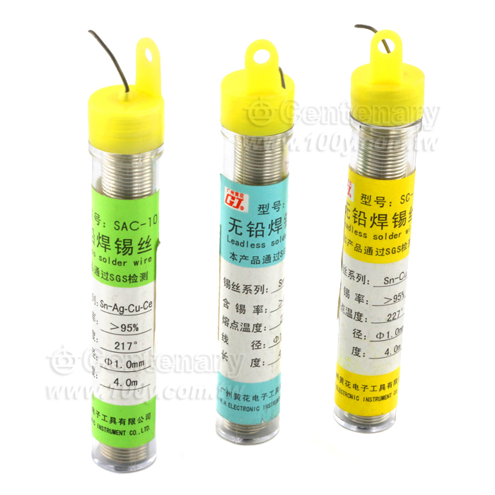 錫銀無鉛焊錫絲 Φ1.0mm 長度: 4.0m - 101057 產品圖片