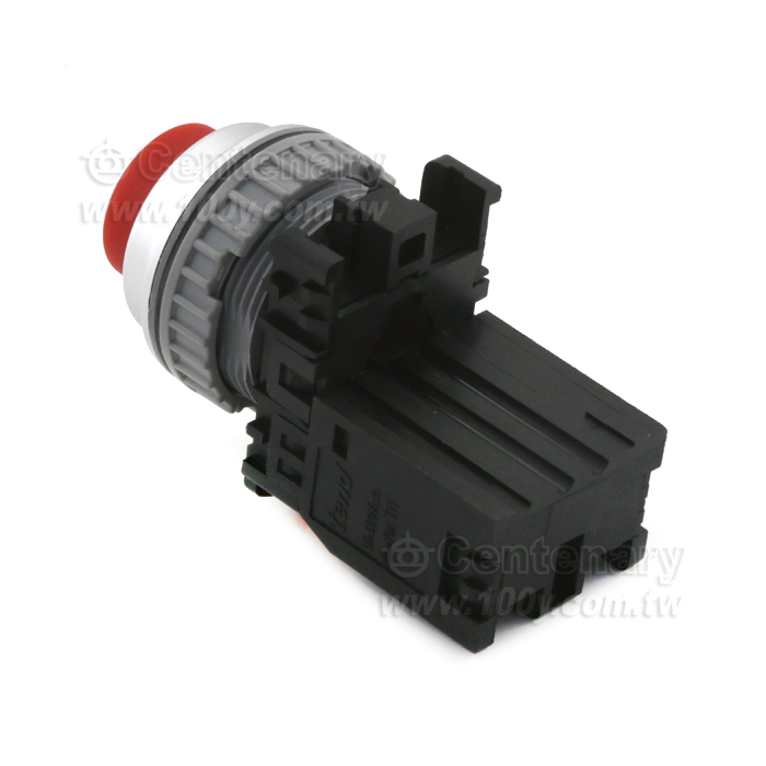 φ30mm 凸頭按鈕開關1a1b 紅 - 50057 產品圖片