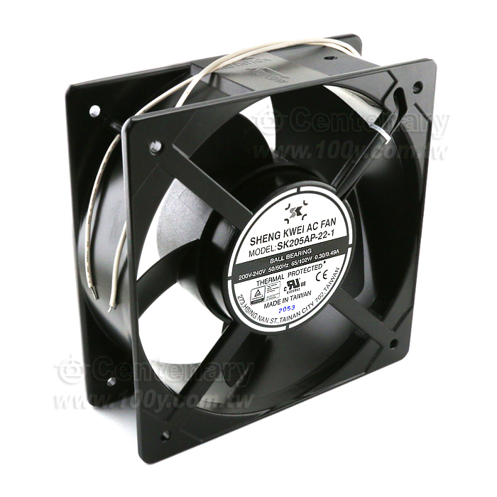 220VAC  8" 非溫控式風扇 205*205*72mm - 53536 產品圖片