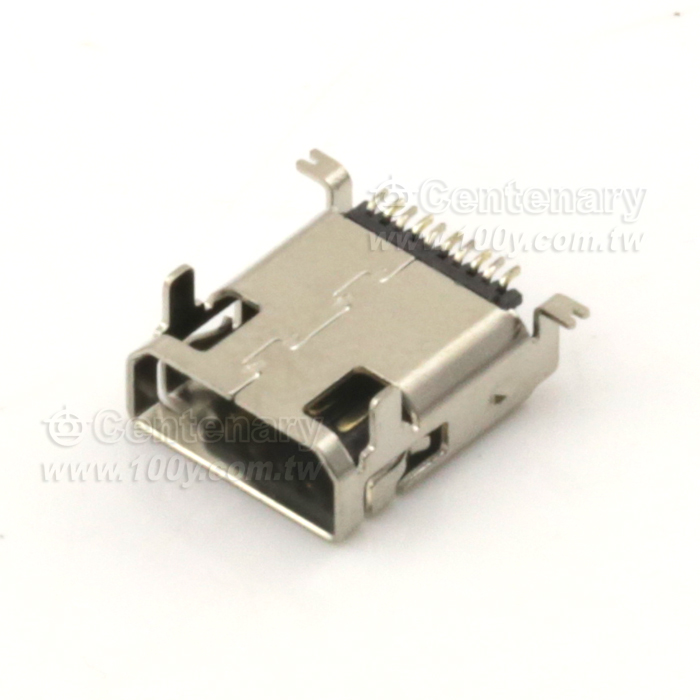 Mini-USB 10Pin Female  180° - 51065 Product Image