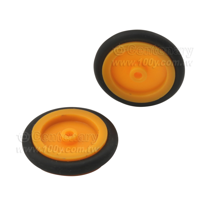 橡膠小車輪 孔徑:2mm 直徑:20mm - 110791 產品圖片