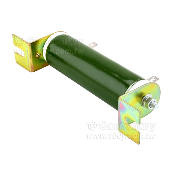 繞線電阻 50W 100ohm ±5% (固定式) 帶支架 瓷管批釉【ROHS】 - 125318 產品圖片