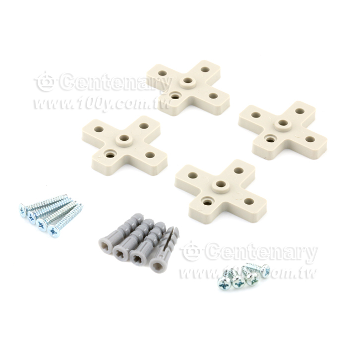 十字腳架/淺灰  For 防水控制盒腳架 - 53867 產品圖片