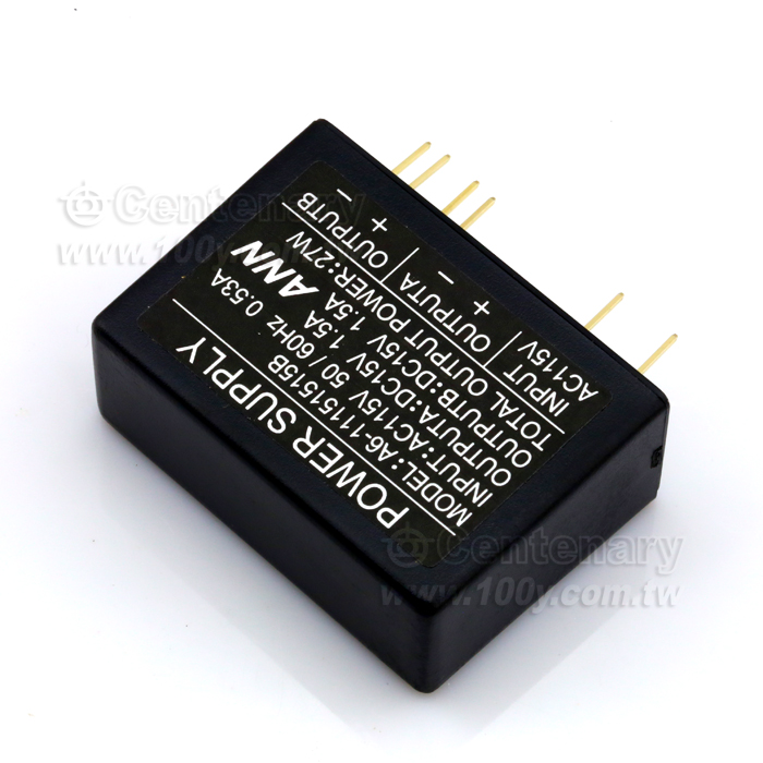 180°插板變壓器 15V 1.5A - 54171 產品圖片